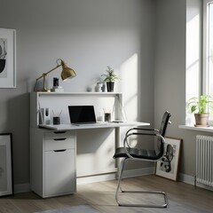 Modern home office workspace.