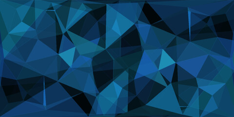 Obraz premium Light blue vector gradient triangles texture. Triangular geometric sample with gradient. Pattern for a brand book backdrop. vector illustration