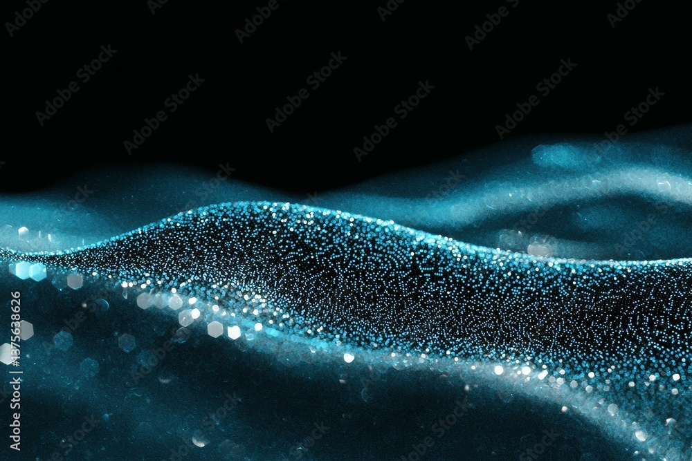 Aufkleber a cyber space-time background illustration showcases a futuristic galaxy star system with abstract a