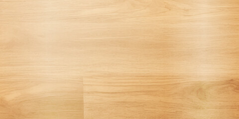 Close-up of light wood planks with a smooth surface and prominent natural grain patterns, creating a charming and nostalgic retro wooden background with a warm, inviting tone.
