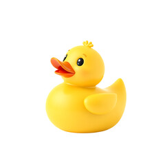 Cute yellow rubber duck toy