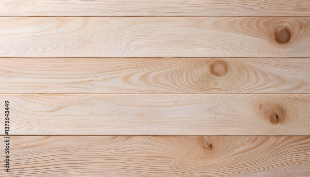 Poster horizontal birch wood planks displaying natural grain patterns, creating minimalist scandinavian bac