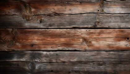 Obraz premium Weathered barn wood texture revealing aged rustic patina, deep wood grain cracks, distressed surface with vintage weathering and natural character