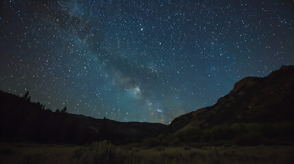 night sky with stars