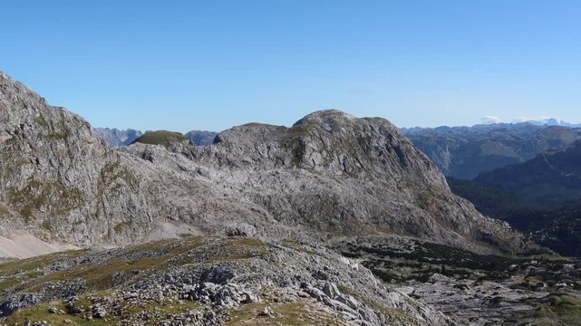 Time lapse of mountain panorama Steinernes Meer, Tyrol, Austria