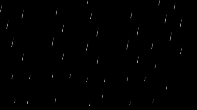 Rain Drops Falling&mdash;slow Rain, Thunder, speedy, night, Dramatic, Sky Drops, Slow Rain. 