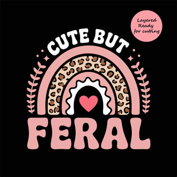 Cute but Feral &ndash; Leopard Print Rainbow with Playful Aesthetic
