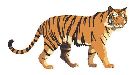 Fototapeta premium PNG Tiger wildlife animal mammal.