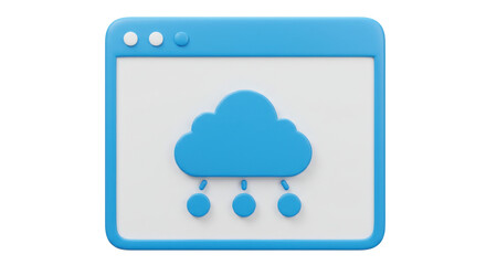 Isolated Cloud Network on Browser Screen