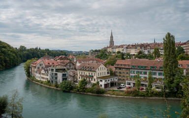 Panoramic view of the city of Bern, Switzerland