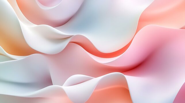 A playful and colorful composition of organic shapes with fluid edges in pastel tones, ideal for creative branding and social media design