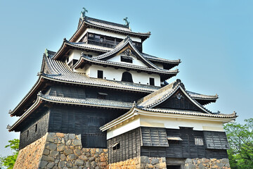 国宝　松江城天守閣　島根県松江市