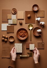 Earthy Tones Interior Mood Board