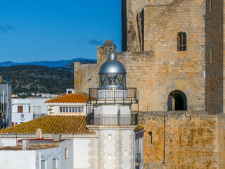 Faro de Peñiscola en Castellon, Comunidad Valenciana