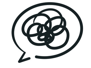 モヤモヤ吹き出し