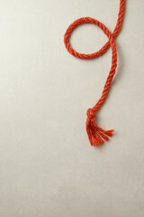 Natural jute rope entwined for traditional Japanese bondage art exploration