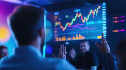 Trading Mentor Inspires Group with Stock Breakout Chart at Seminar