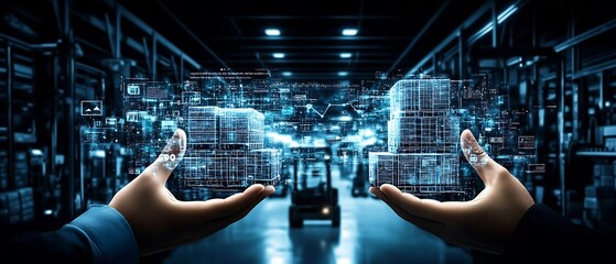 Warehouse Hands Virtual Inventory