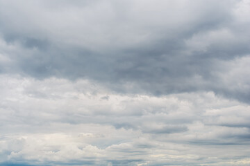 Large thundercloud. sky during a thunderstorm.