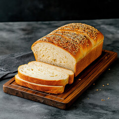 SLICED LOAF OF BREAD