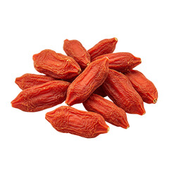 Dried Goji Berries Isolated Transparent Background, PNG – Healthy Superfood Snack Clipart for Design
