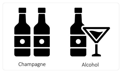 Champagne and Alcohol