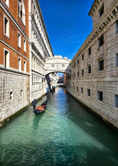 Ponte dei Sospiri Bridge of Sighs in Venice