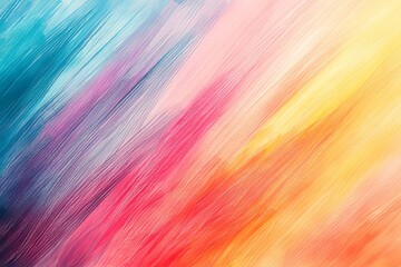 Obraz premium A diagonal gradient abstract artwork of multiple vibrant colors displayed