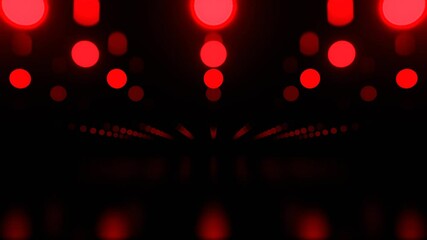 Red Pulsating Disco Light Background VJ Loop l 4K - Powered by Adobe