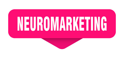 neuromarketing sticker. neuromarketing sign on transparent background