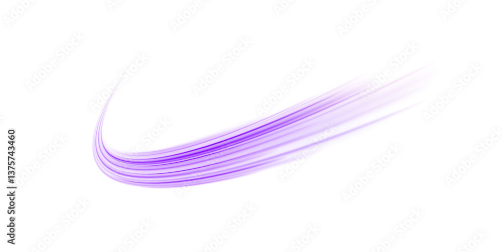 Sticker png futuristic technological style. png abstract background with speed lines. neon color rays vector