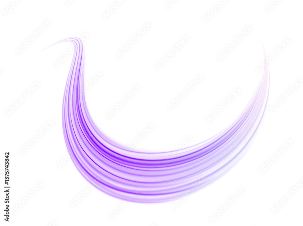Wall mural png futuristic technological style. png abstract background with speed lines. neon color rays vector