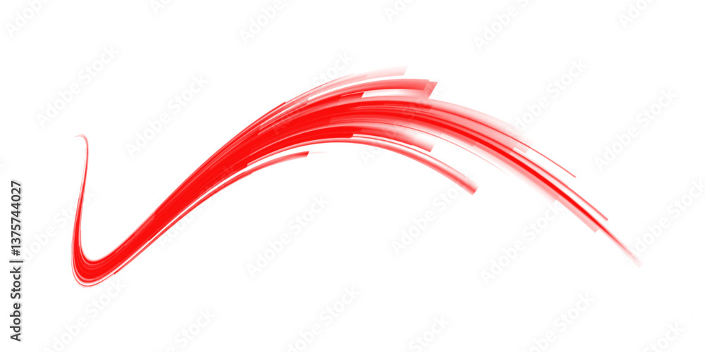 Wall mural png futuristic technological style. png abstract background with speed lines. neon color rays vector