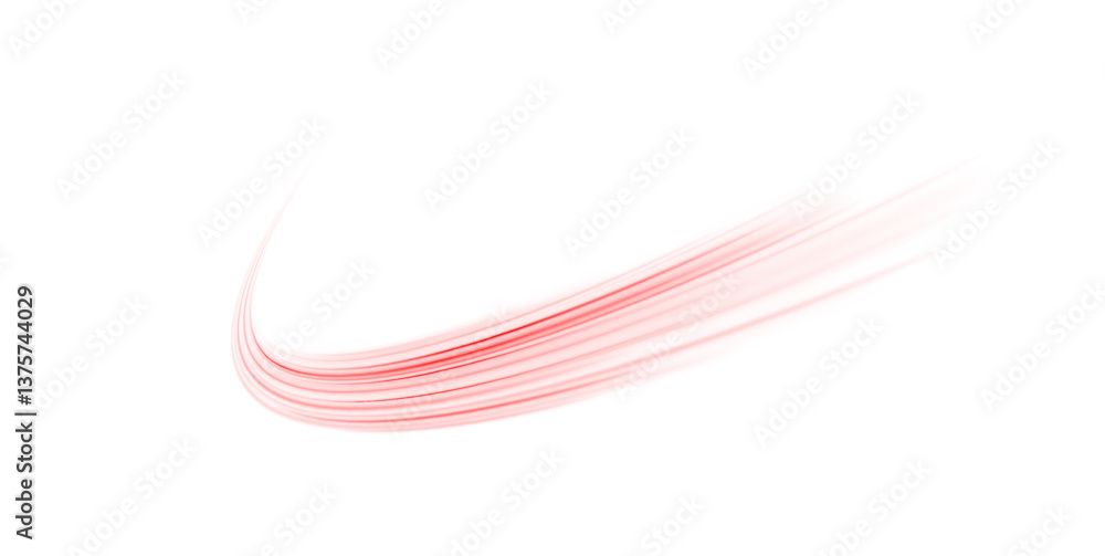 Wall mural png futuristic technological style. png abstract background with speed lines. neon color rays vector