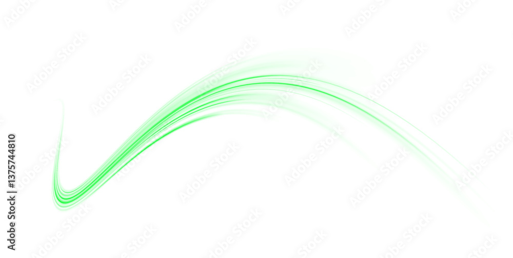 Sticker png futuristic technological style. png abstract background with speed lines. neon color rays vector