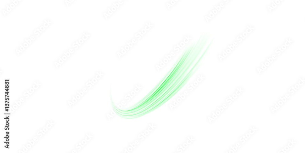 Wall mural png futuristic technological style. png abstract background with speed lines. neon color rays vector
