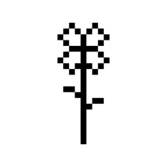 flower retro pretty pixel art