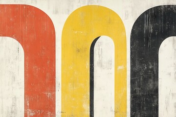 An abstract painting bursting with various shapes and a spectrum of colors