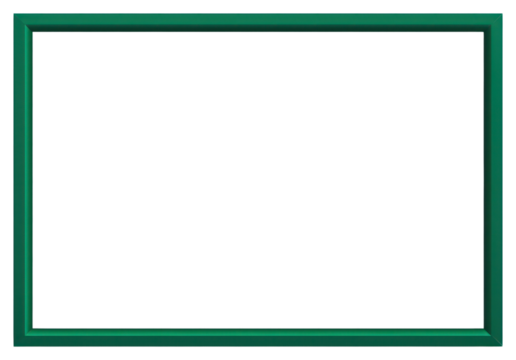 PNG Green frame backgrounds white background simplicity. - Powered by Adobe