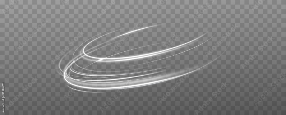 Poster light white twirl.vector eps 10
