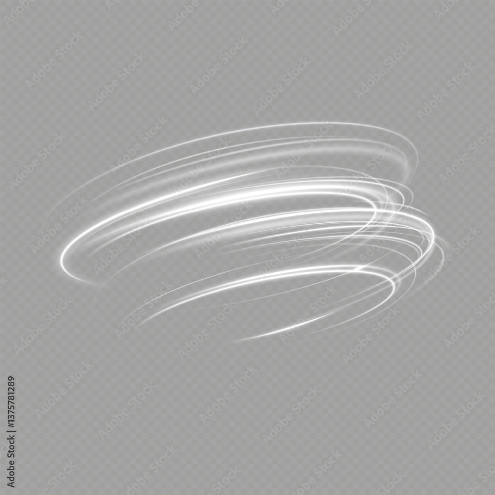 Poster light white twirl.vector eps 10