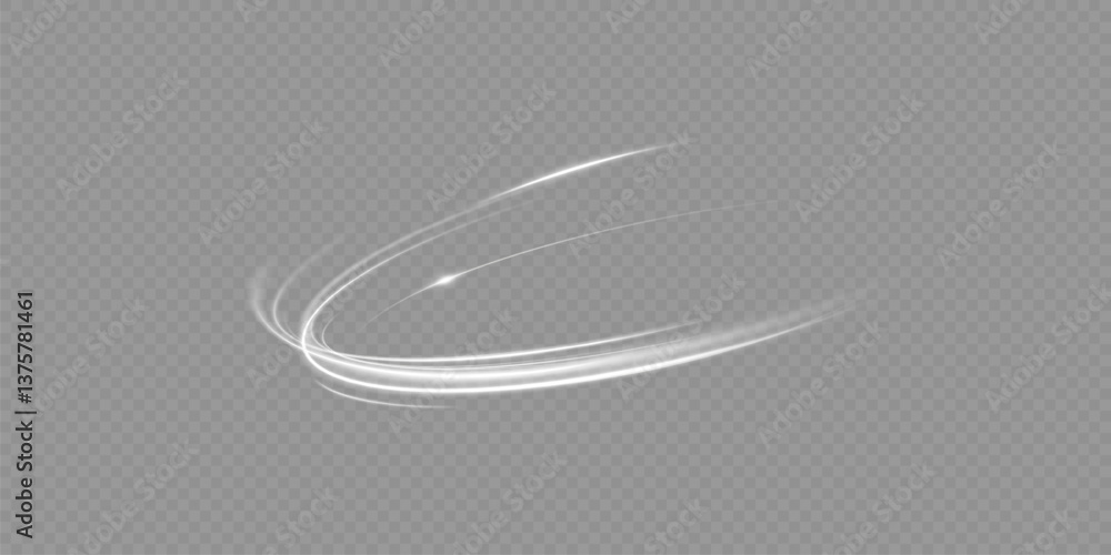 Poster light white twirl.vector eps 10