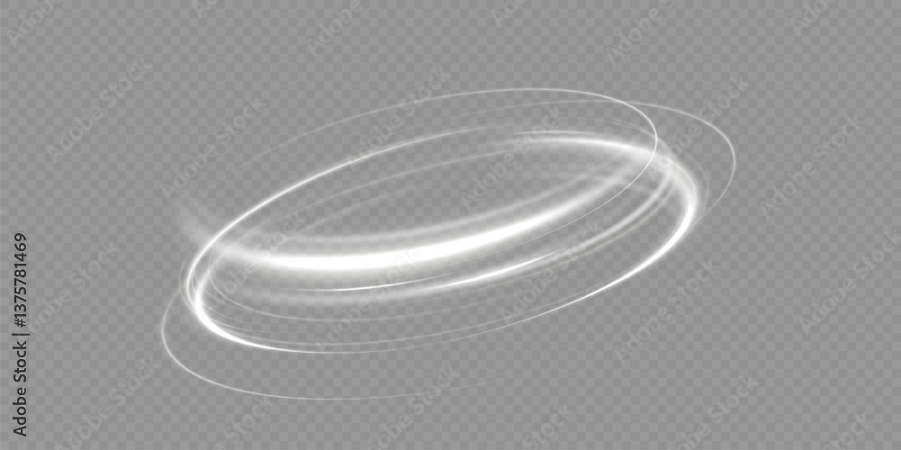 Poster light white twirl.vector eps 10