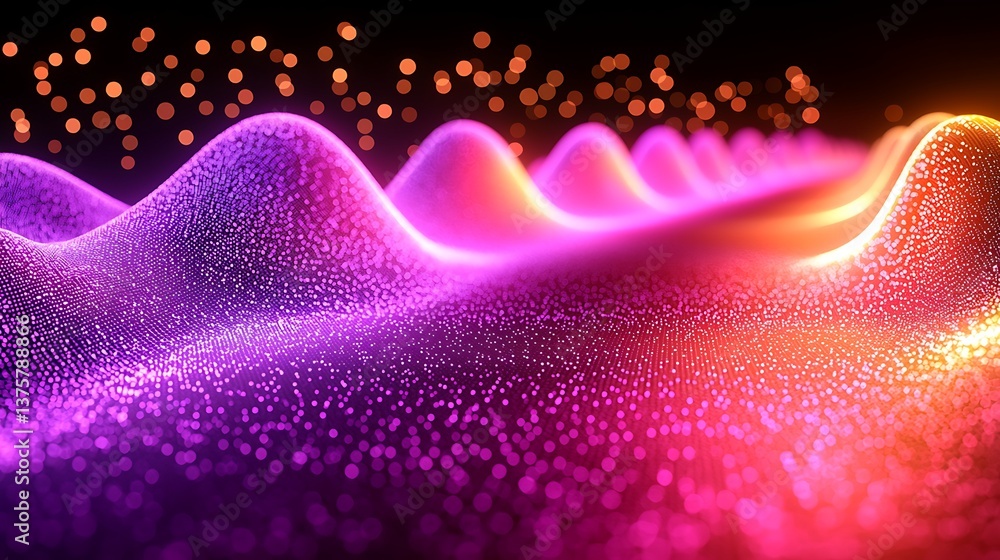 Poster abstract wave energy background