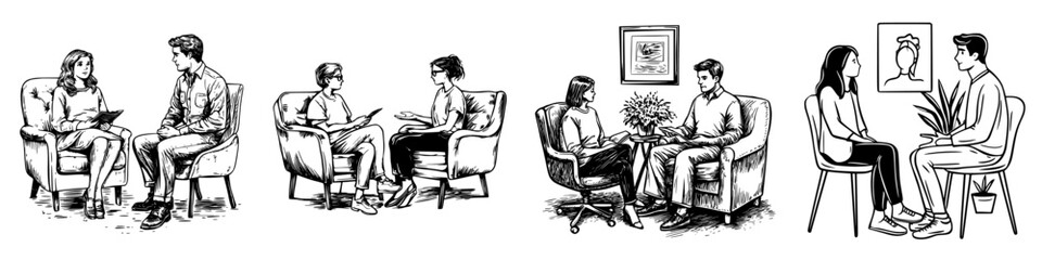 Engaging discussions among diverse pairs in various settings highlight the importance of communication and connection