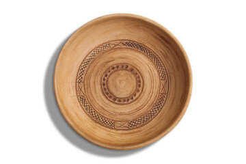 Handmade Clay Plate with Pattern