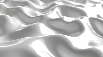 Fototapeta premium Abstract White Flowing Texture Background