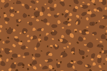 nature seamless soil, ground, dirt pattern- vector illustration