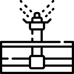 sprinkler Illustration on a white background