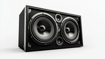 Obraz premium High-Quality Vintage Speaker with Bold Design and Powerful Sound